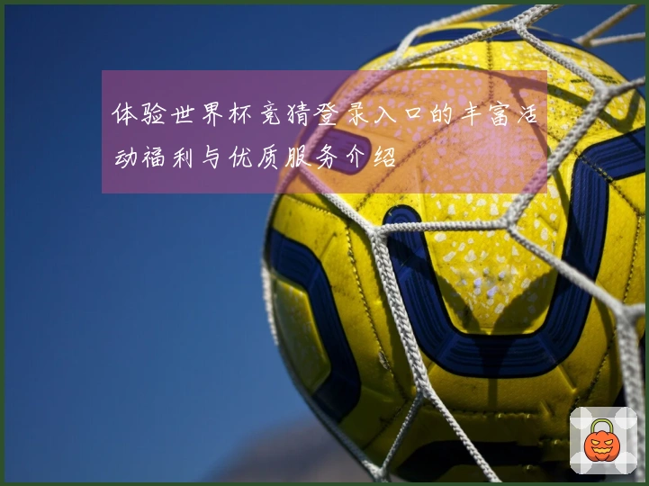 体验世界杯竞猜登录入口的丰富活动福利与优质服务介绍